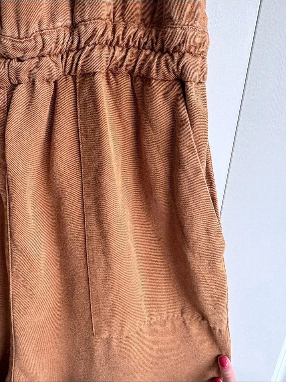 Zara Rust Brown Overalls Jumpsuit